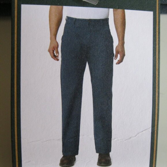 G.H. Bass & Co men The Block Plane heavy duty Canvas work Pants, 7pockets, Blue - Picture 1 of 16